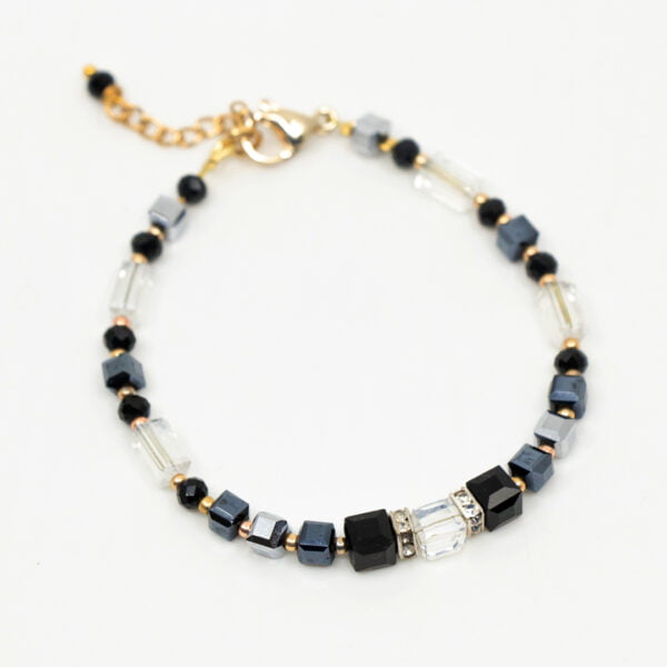 Pulsera cubos de cristal
