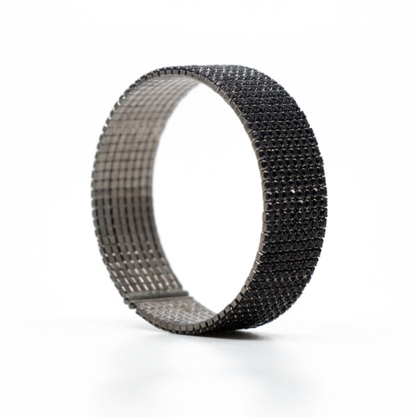 Brazalete strass negro