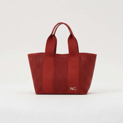 Bolso Shopper antelina calada Noco