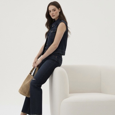 Bolso Hobo camel antelina calada Noco